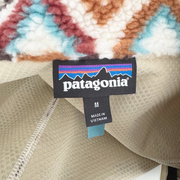 Patagonia Classic Retro-X Vest Sherpa Synchilla Fleece Fern Dell Size M - Picture 4 of 8